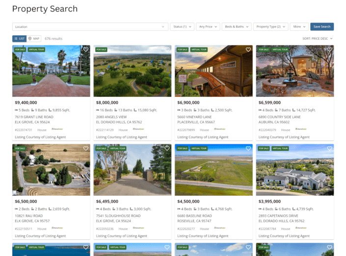 Property Search - MetroListPRO IDX Products